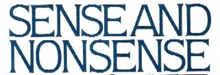 sense-and-nonsense