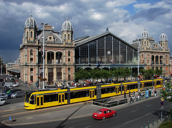 Budapest "Caterpillar" tram; 54 metres long, capacity 350 persons.
