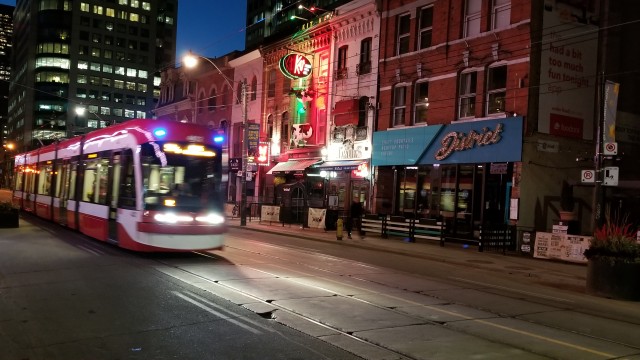 What both Granville St. and Chinatown need for rejuvenation: A modern tram. A tram in toronto